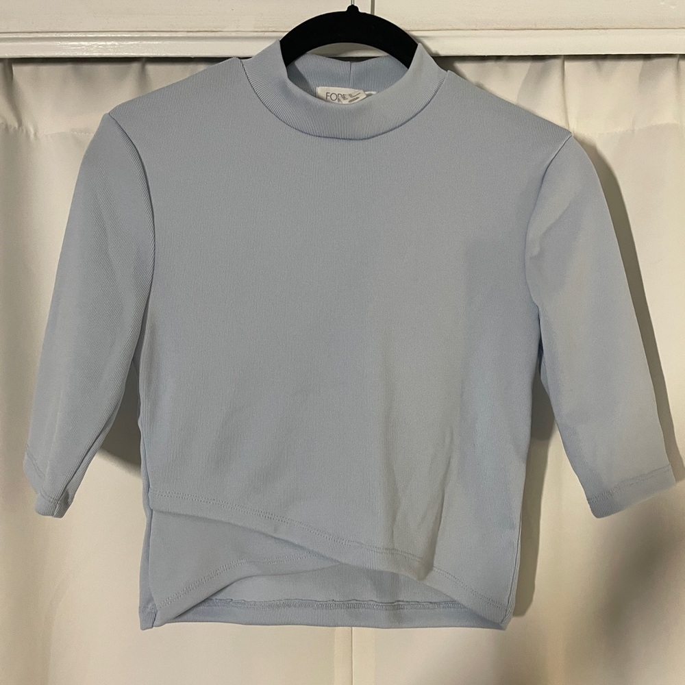 Forever 21 Mock Neck Crop Top